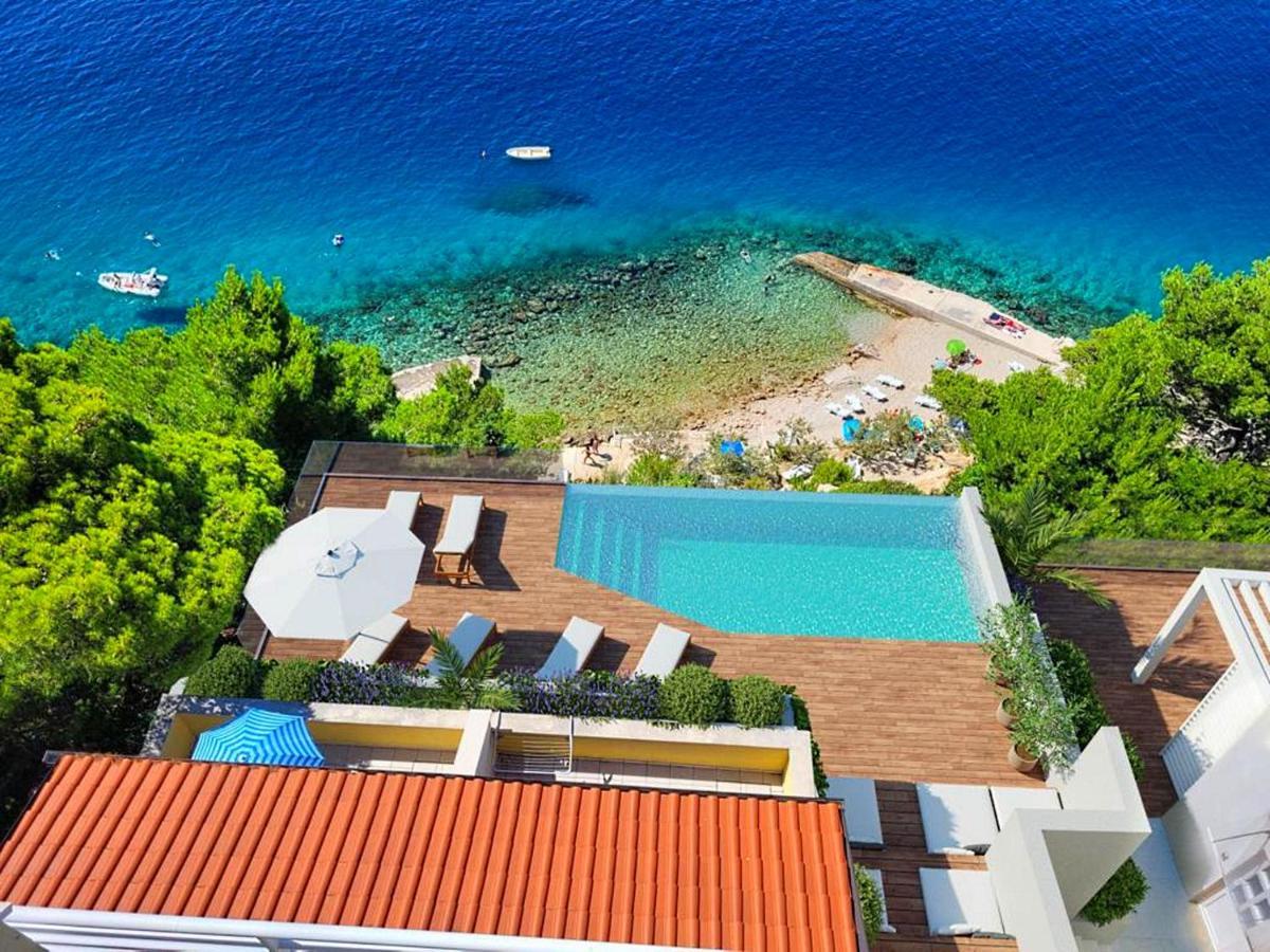 Luxury Apartments Villa Ruzmarina With New Heated Infinity Pool And Lounge Area Marusici (Split-Dalmatia) Exterior foto