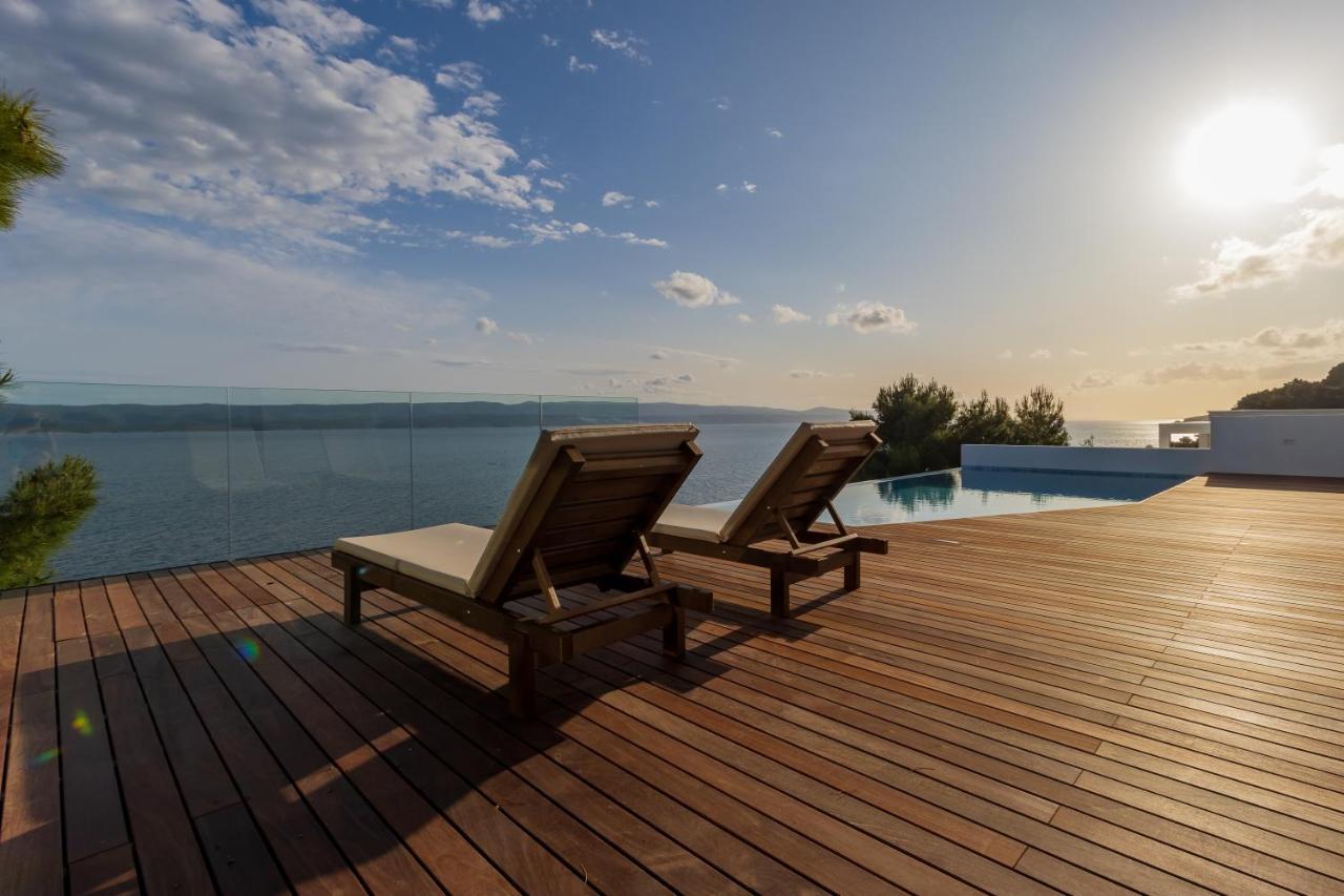 Luxury Apartments Villa Ruzmarina With New Heated Infinity Pool And Lounge Area Marusici (Split-Dalmatia) Exterior foto