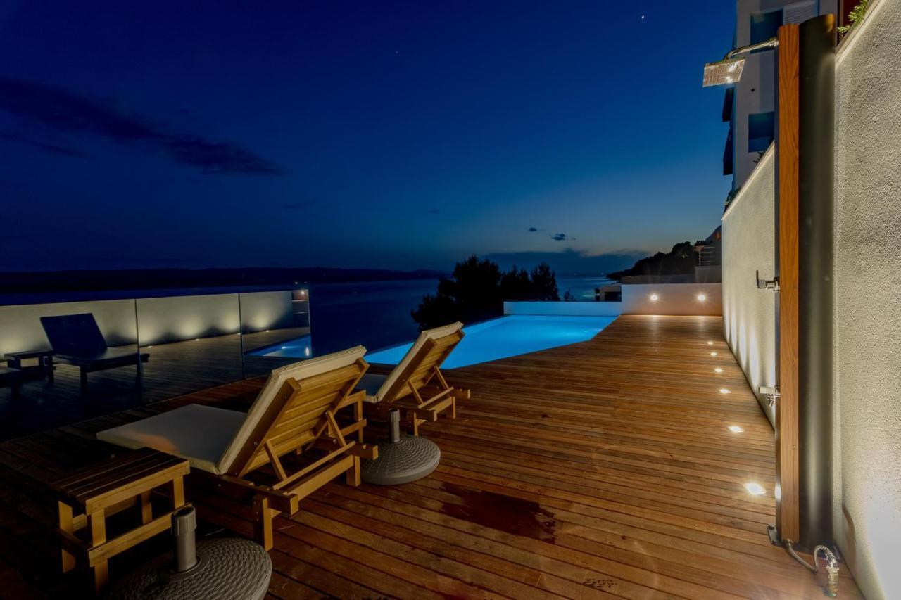 Luxury Apartments Villa Ruzmarina With New Heated Infinity Pool And Lounge Area Marusici (Split-Dalmatia) Exterior foto