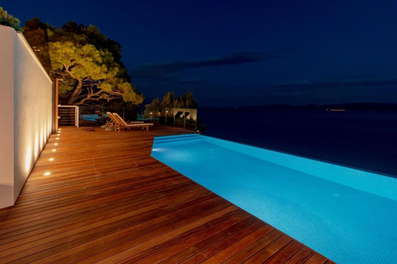 Luxury Apartments Villa Ruzmarina With New Heated Infinity Pool And Lounge Area Marusici (Split-Dalmatia) Exterior foto